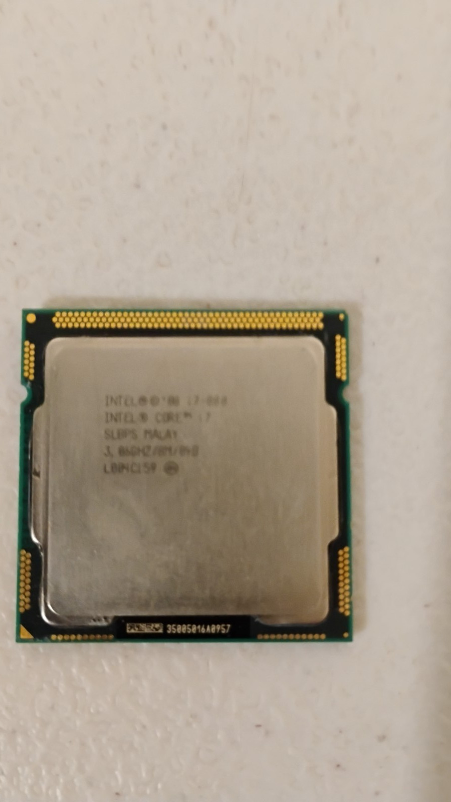 INTEL Core i7-880 SLBPS 3.06 GHz 8 MB 95 W Grade B, SKU 22445