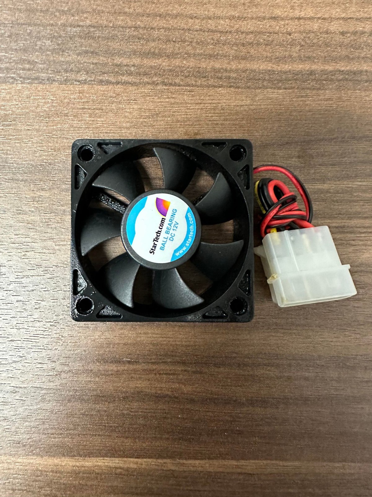 Star Tech 6X2 Cm LP4 Replacement Ballbearing Fan Black Very Good