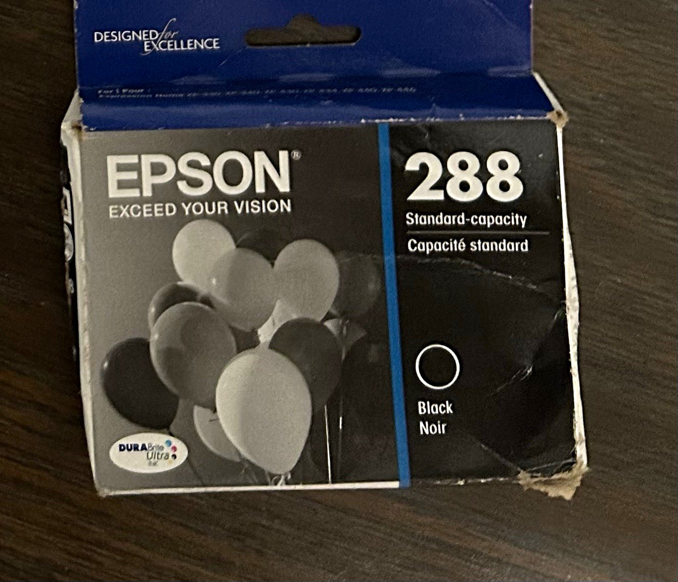 Epson 288 Standard-Capacity Black Ink Cartridge Standard For Epson Printers