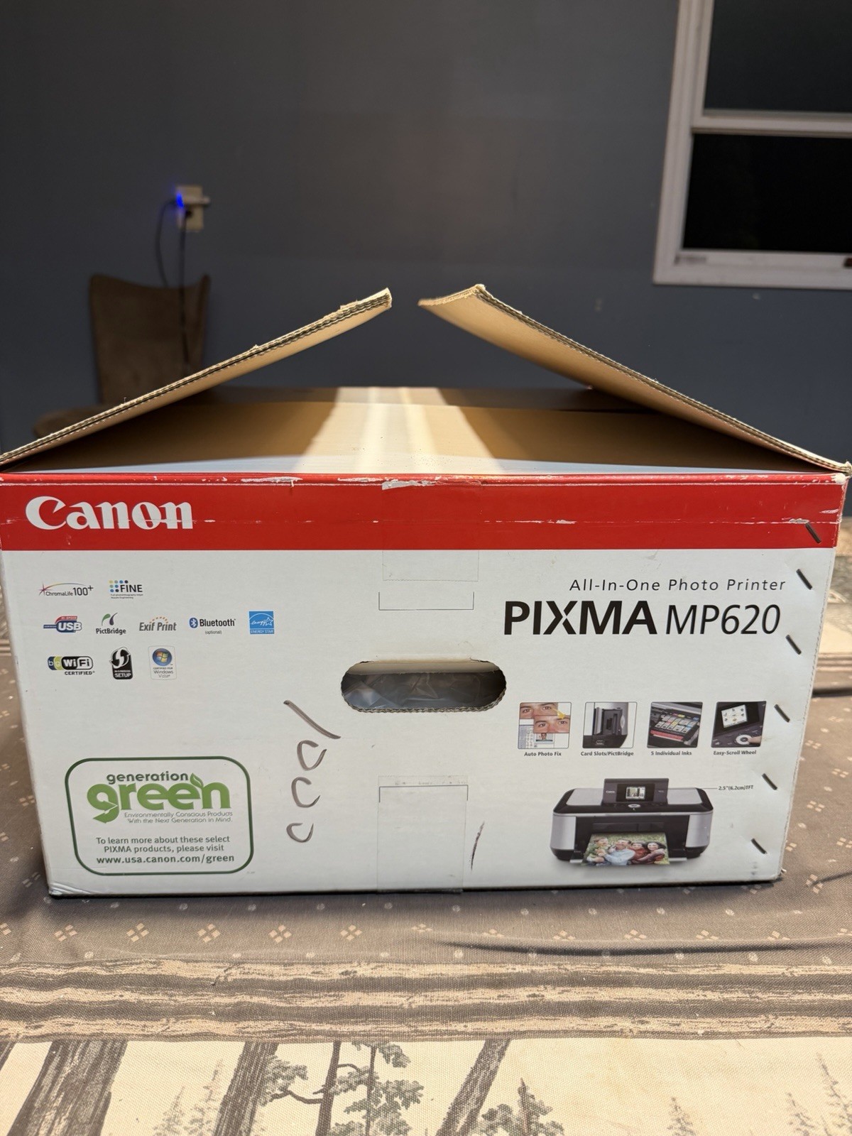 New In Box Canon Pixma MP620 Wireless All In One Photo Printer NEW Unused