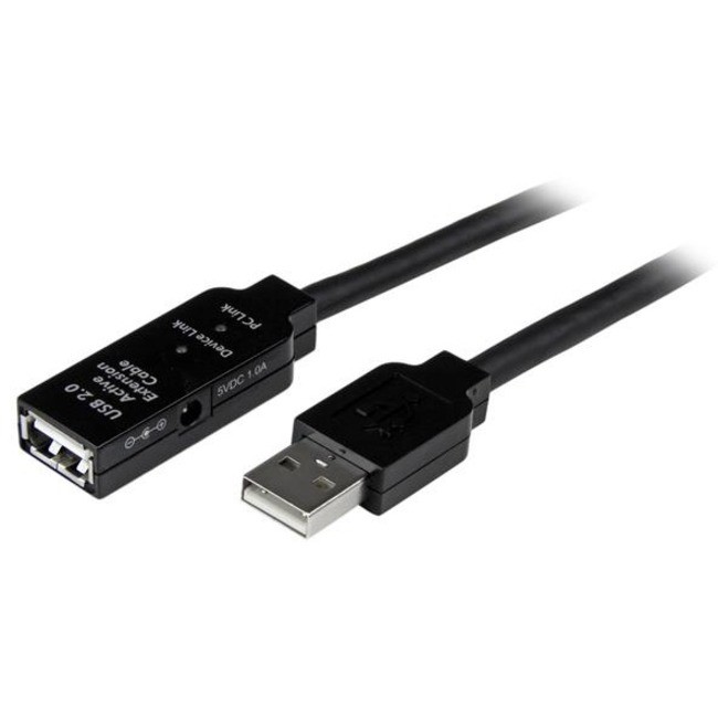 StarTech 20m USB 2.0 Active Extension Cable - M/F
