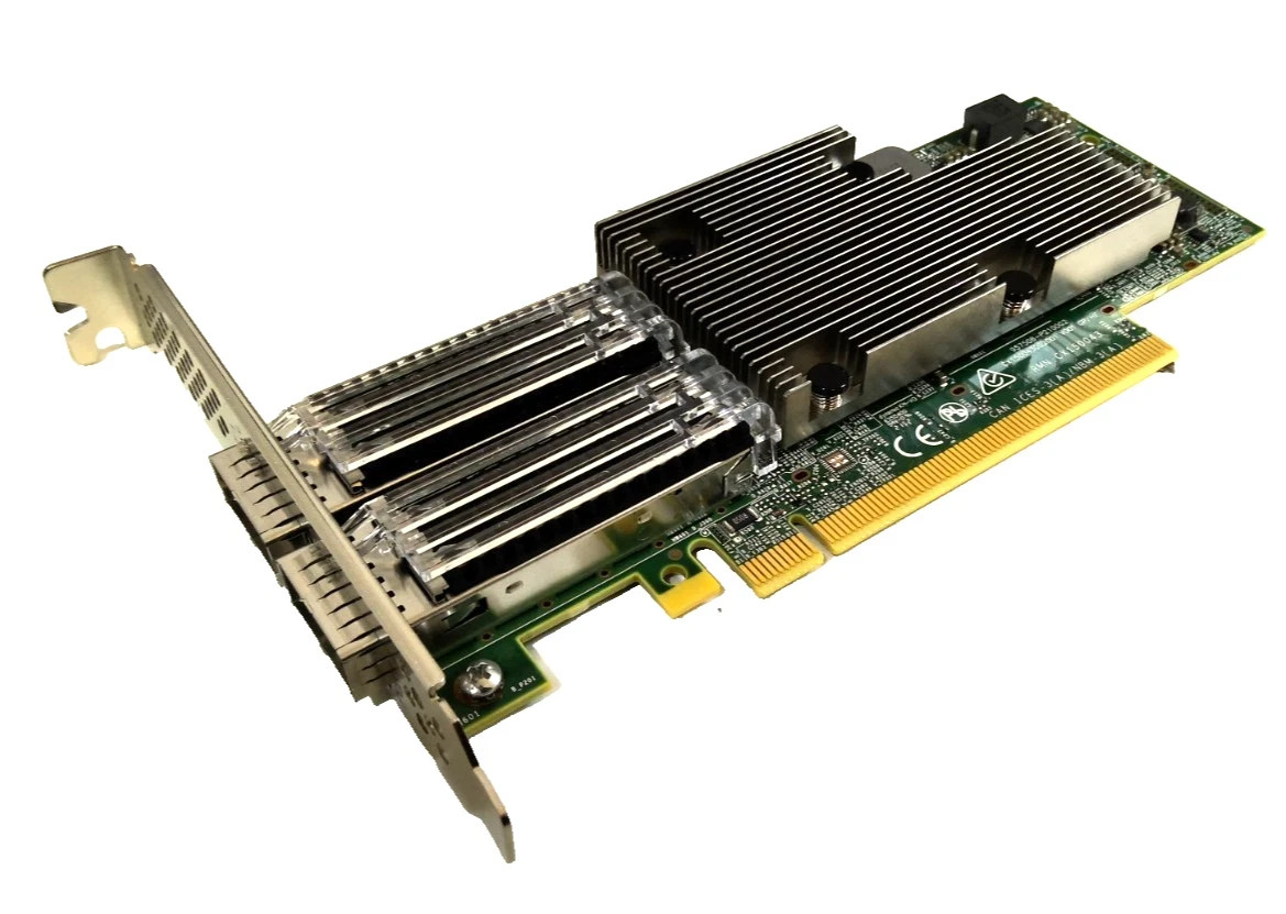 Dell FPM6F Broadcom 57508 Dual Port 100 GB/s QSFP56 PCIe 4.0 X16 Network Adapter