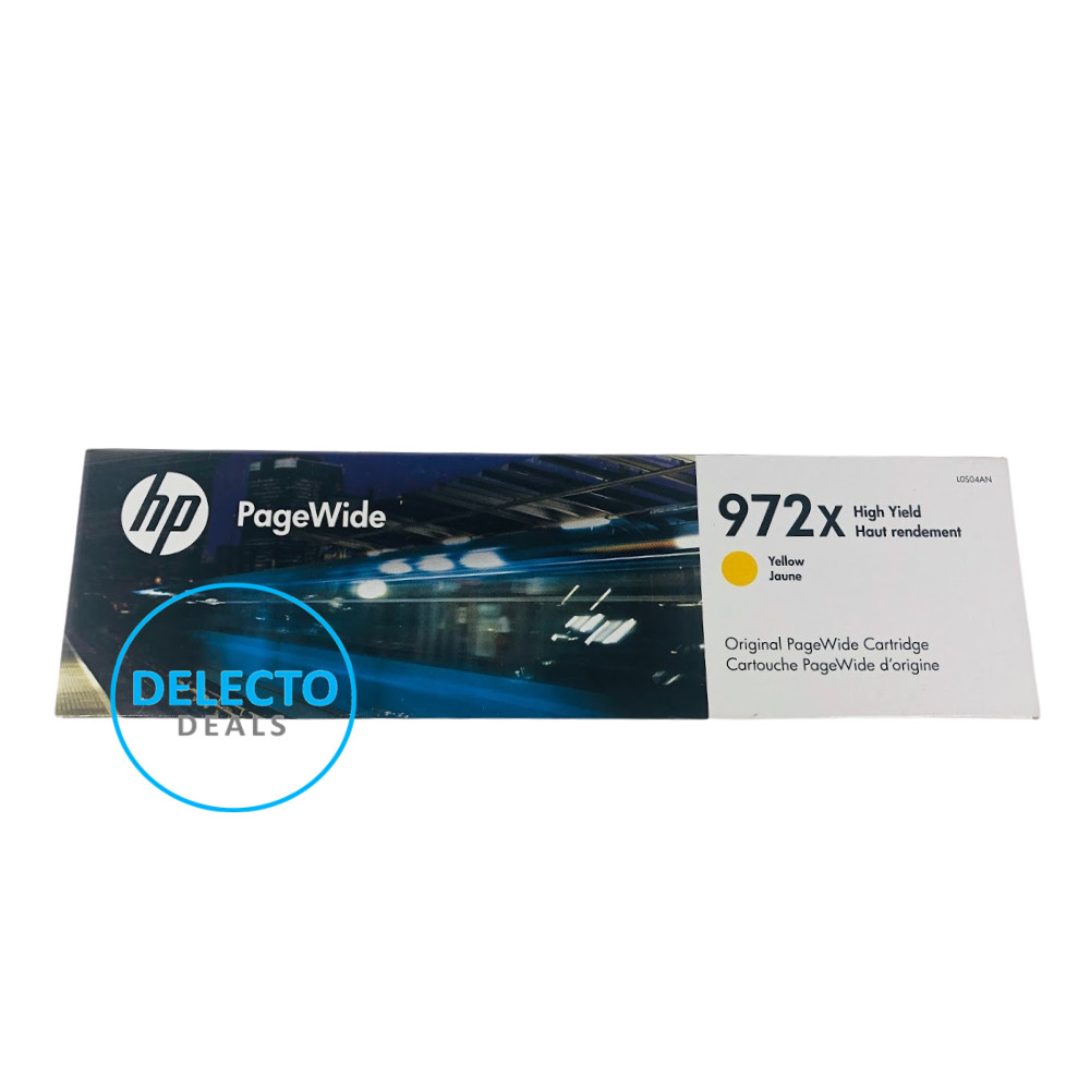 GENUINE HP 972X High Yield YELLOW PageWide Cartridge L0S04AN SEALED BOX 2027