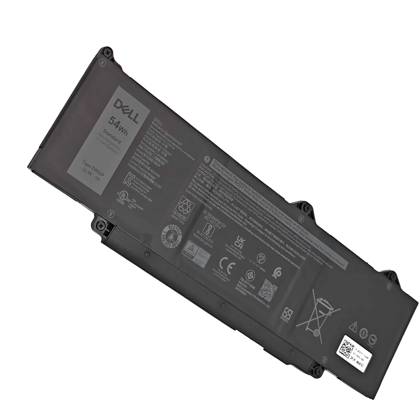 Genuine 54Wh DR02P Battery For Dell Latitude 3340 5350 5440 5450 P37F P37F001