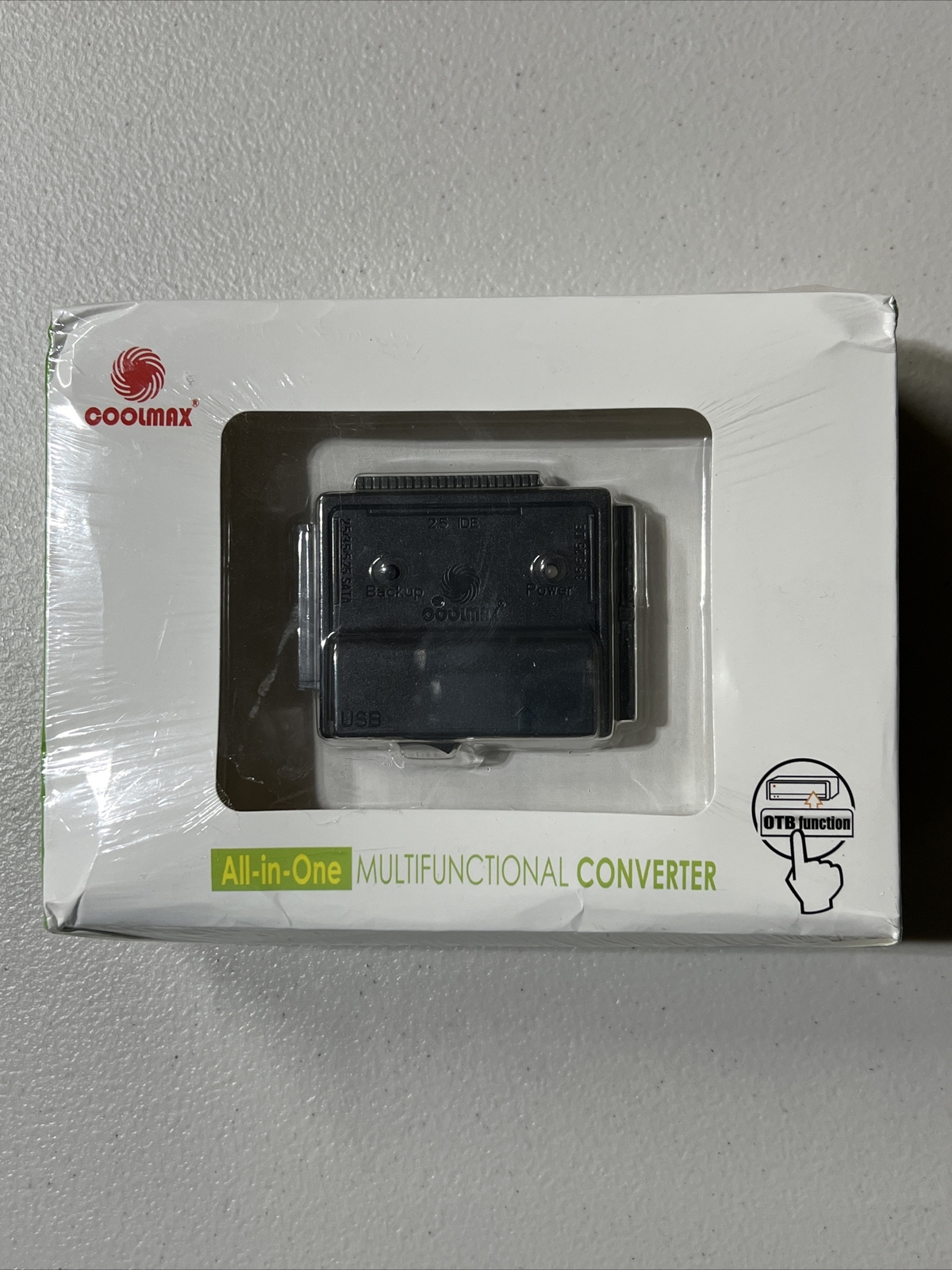 COOLMAX ALL IN ONE Multifunctional Converter ,OTB Function CD-350-COMBO (Black)
