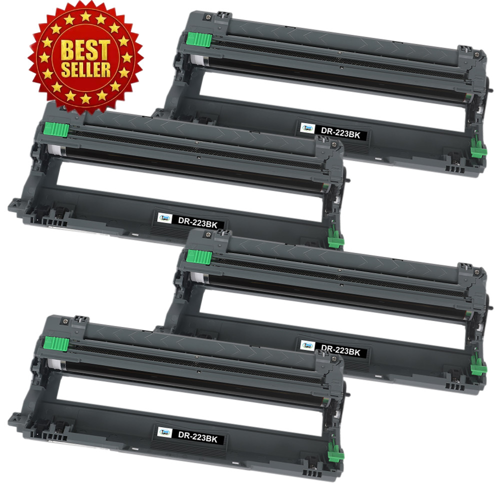 4 Pack DR223CL Drum Compatible With Brother TN223 TN227 HL-L3210CW HL-L3270CDW