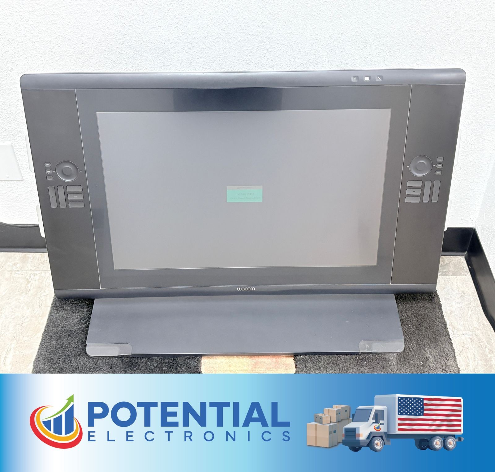Wacom Cintiq 24 HD Interactive Display Monitor DTK-2400/K w/ Stand & AC Adapter