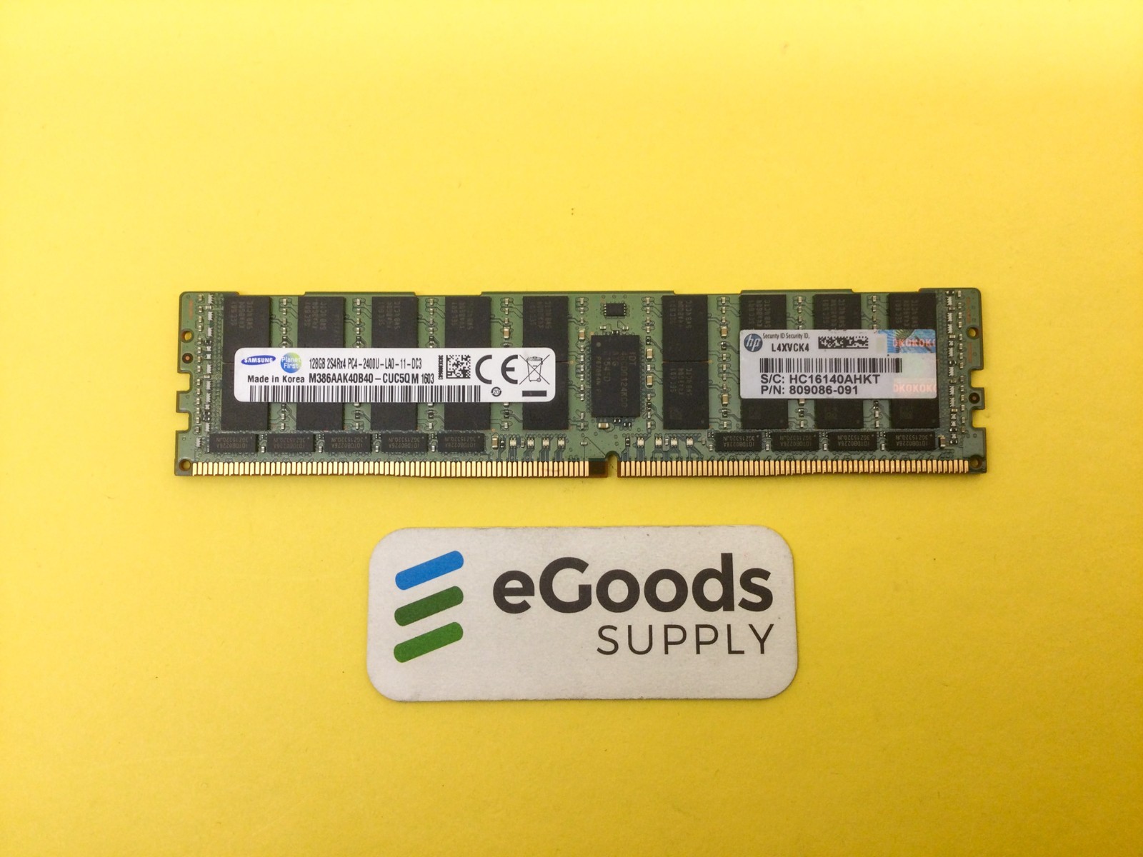 809086-091 HPE 128GB (1X128GB) 8RX4 PC4-2400U LOAD REDUCED MEMORY