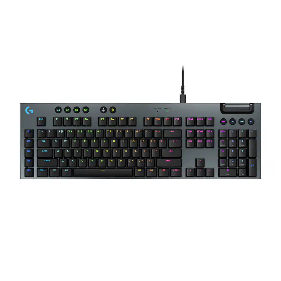 Logitech G915 X Full-size Corded Mechanical GL Brown Tactile Gaming Keyboard