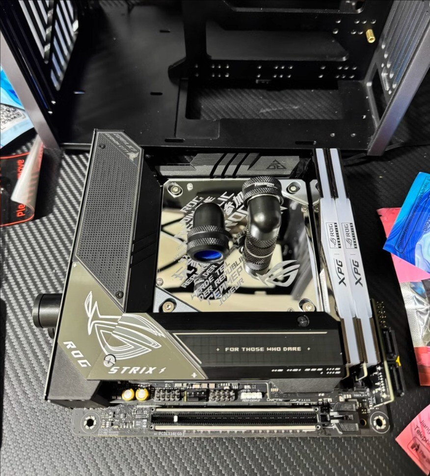IM ROG mod AMD AM4/AM5 RYZEN 9 RYZEN 7 CPU Water cooling block Acrylic ARGB