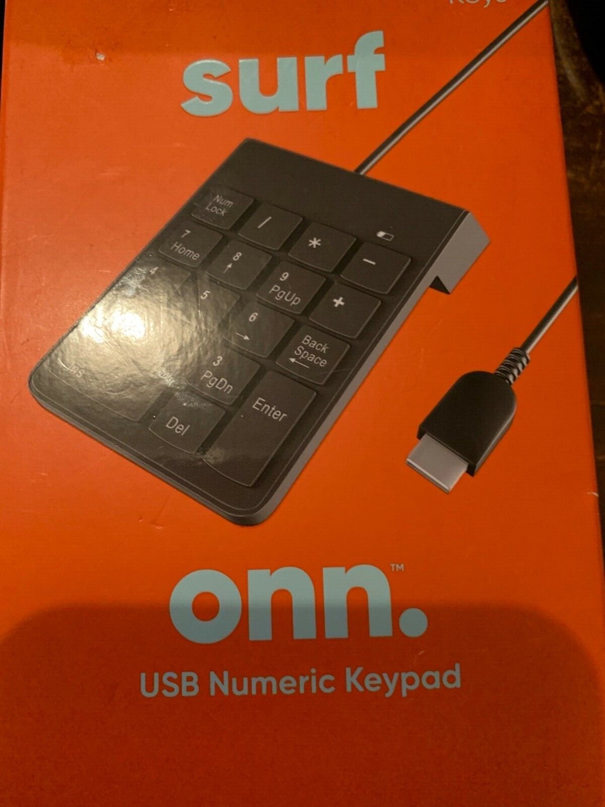 Surf Onn 18 Key USB Numeric Keypad New In Box
