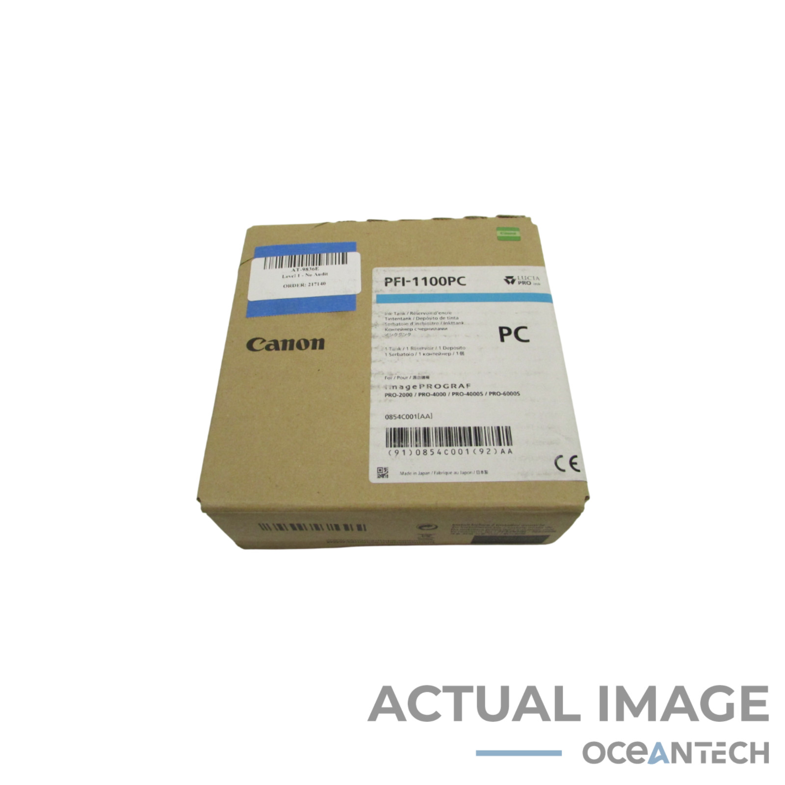 2020 Genuine Canon 160ml Photo Cyan Ink Tank PFI-1100PC Pro-2000/4000/6000S NEW