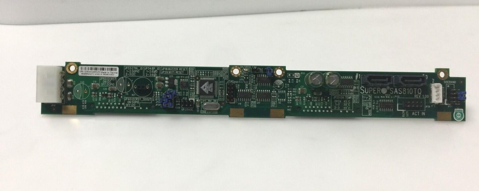 Supermicro SATA Backplane- SAS-810TQ