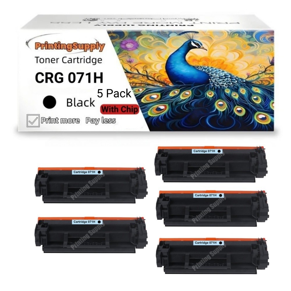 071H High Yield Black Toner for Canon 071H CRG071H LBP122dw LBP120dw MF271 MF272