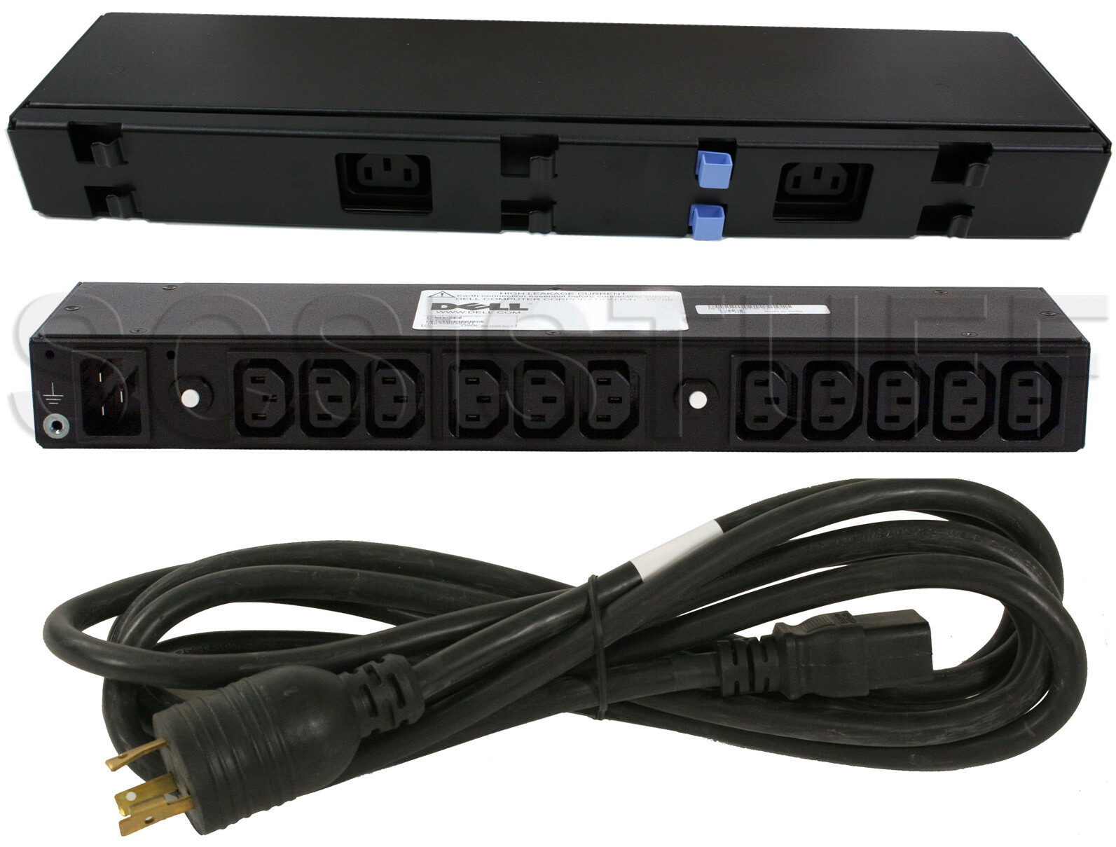 Dell PDU AP6020 13x C13 Outlets L5-20P input cable 100-120VAC 1Ø 16/20A 1T890 