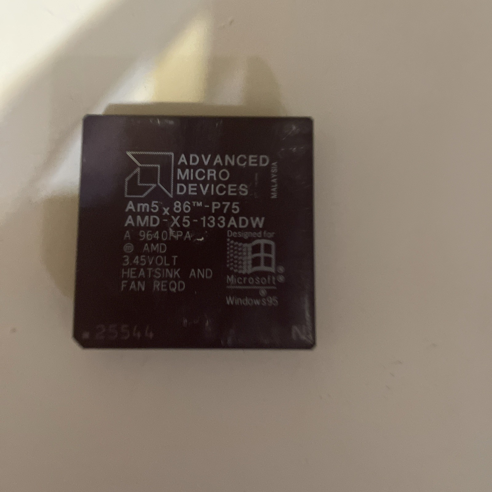 AMD Am5x86-P75 133MHz AMD-X5-133ADW Socket 3 CPU Untested