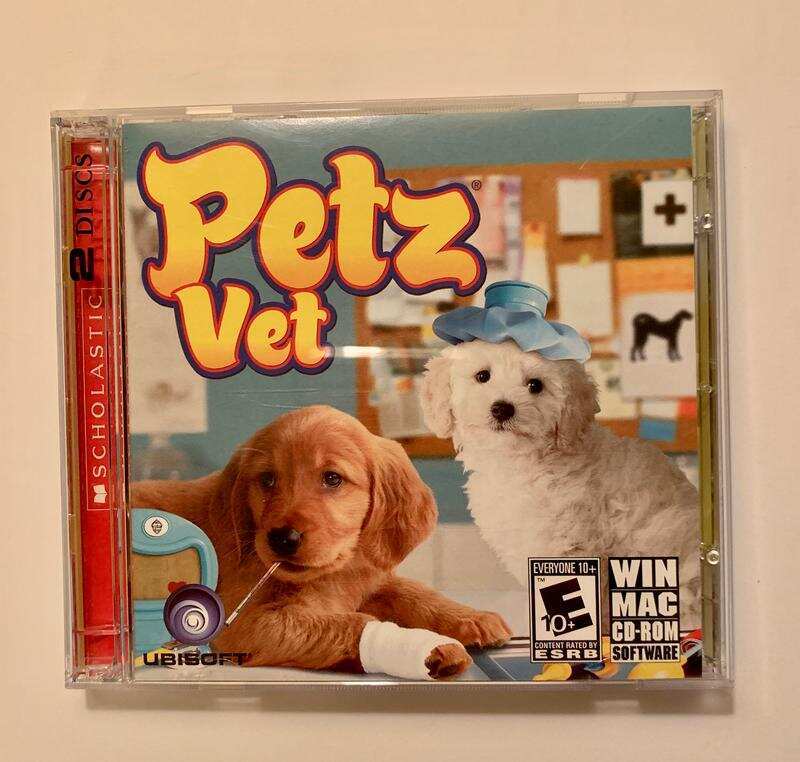 Petz Vet WIN MAC CD-Rom 2 Disc Computer Game Ubisoft EUC