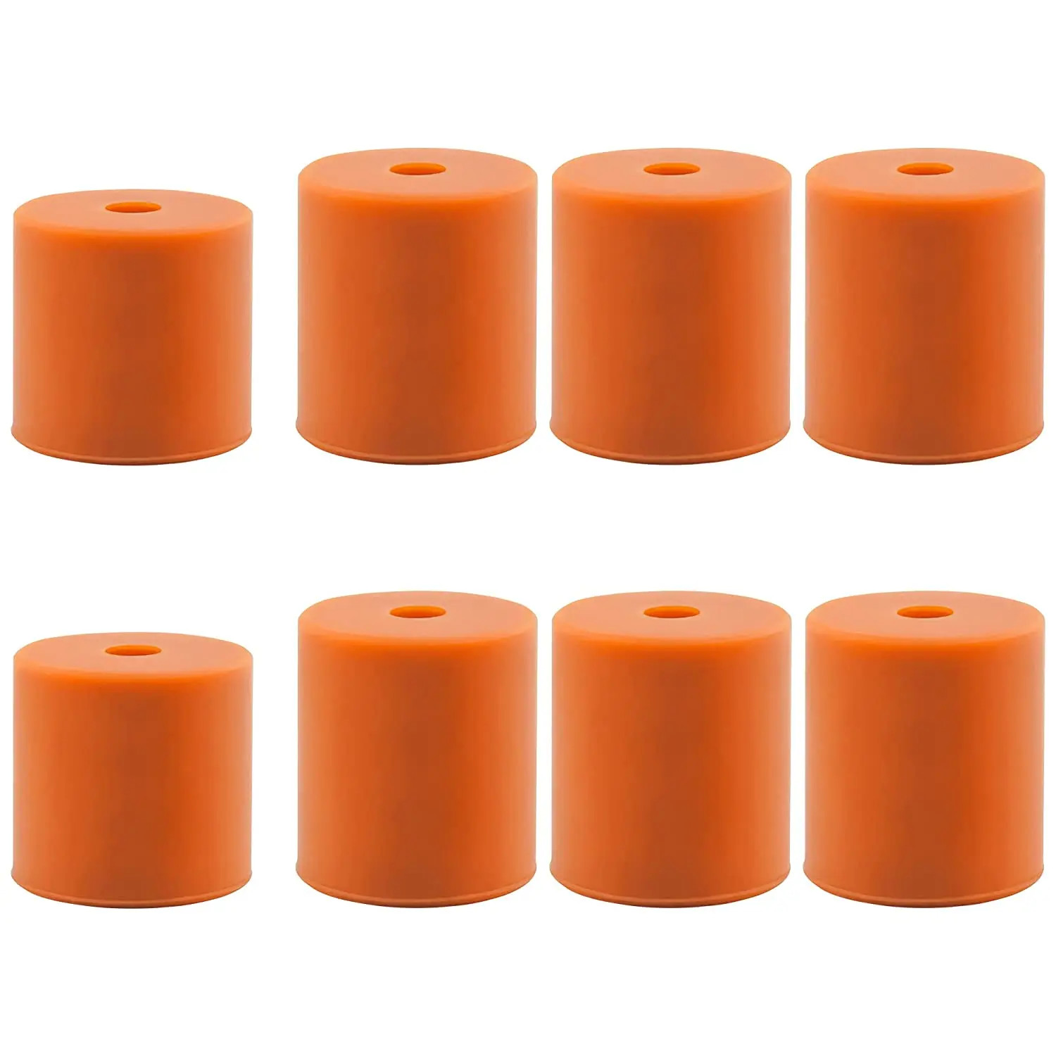 8PCS 3D Printer Heat Bed Leveling Parts,Silicone Column Solid Mounts Leveling Sp