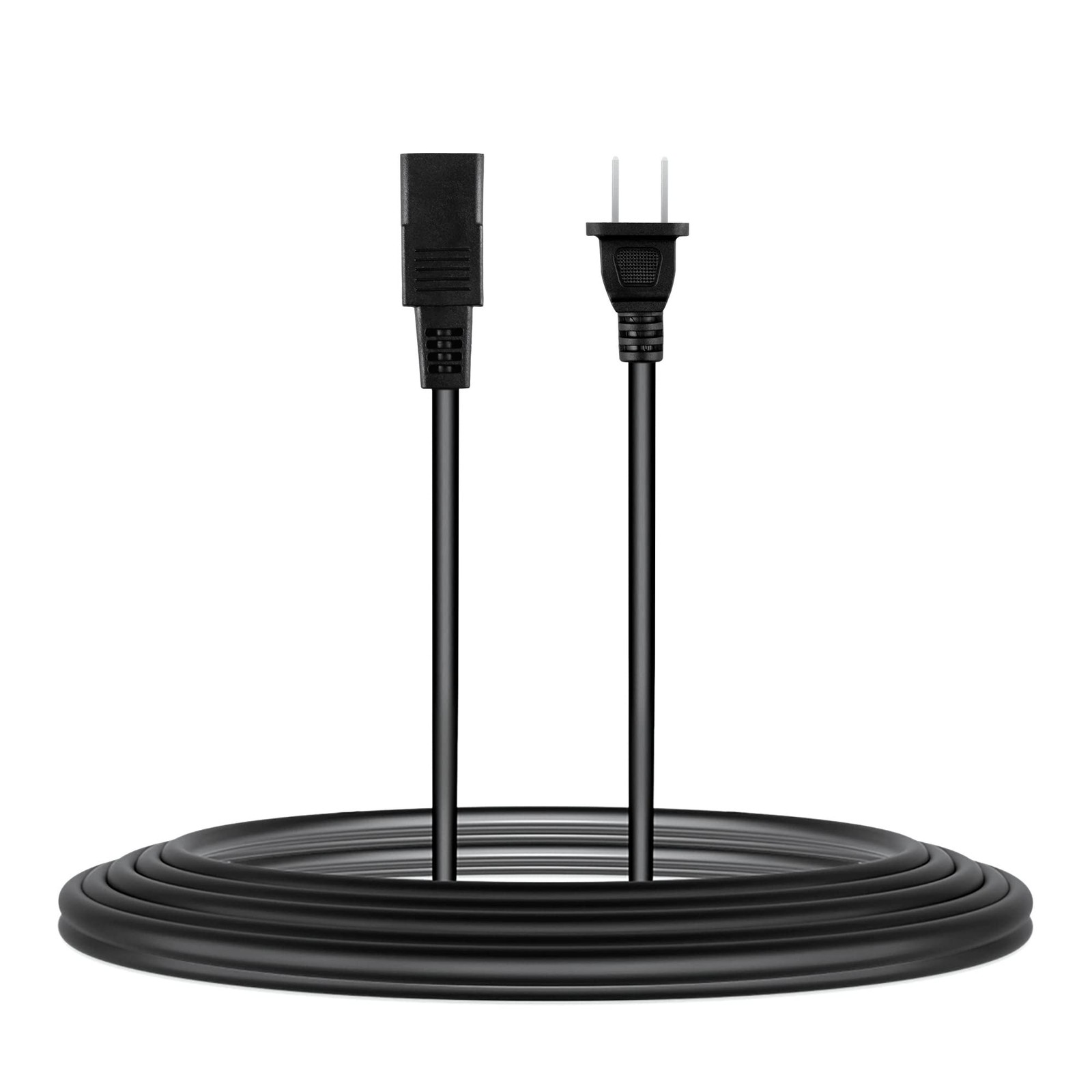 8ft 2-Prong Square AC Power Cord for Yamaha DX5 PS-6100 Keyboard Synth Power