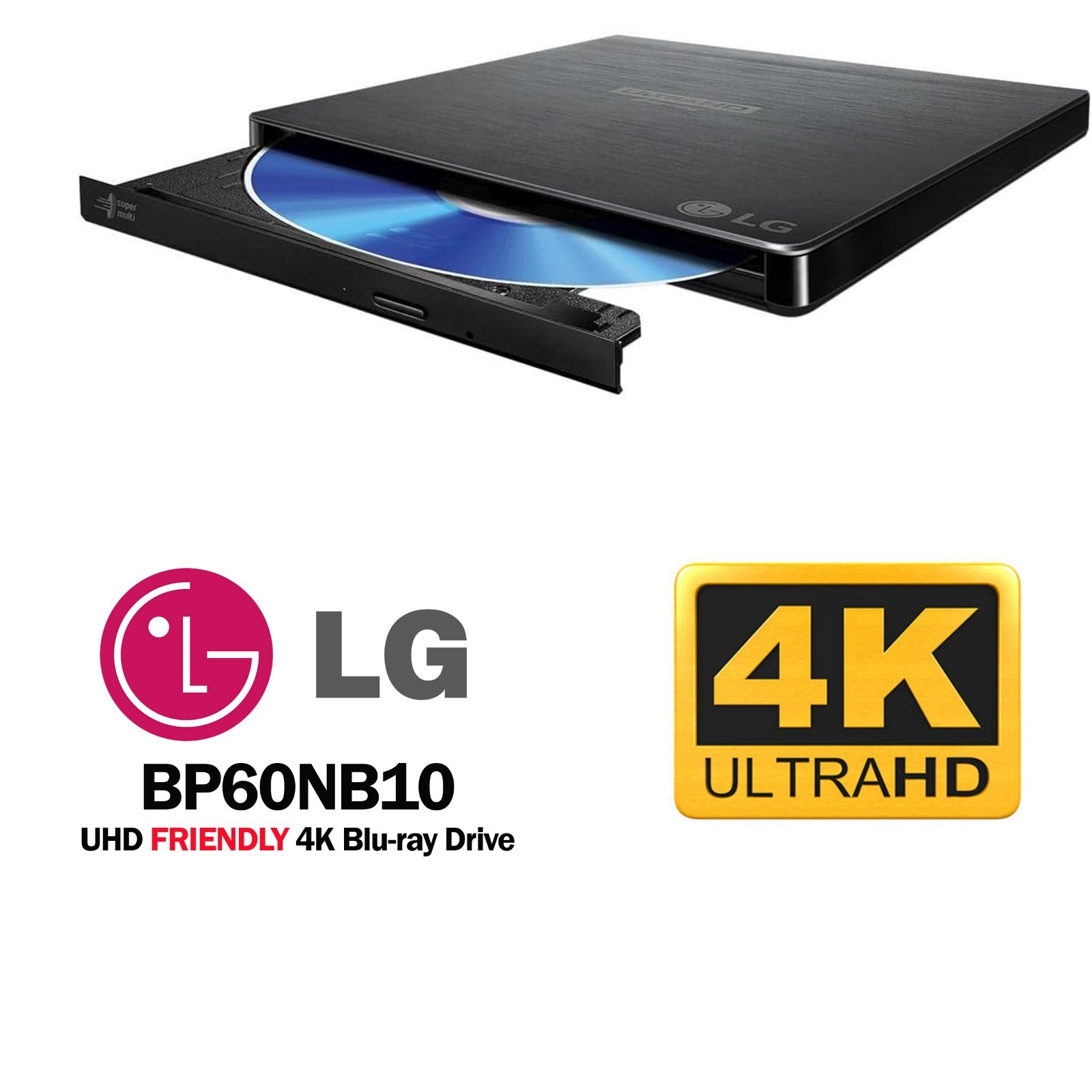 LG BP60NB10 External Slim 4K Ultra HD FRIENDLY UHD Unlocked with Firmware v1.02