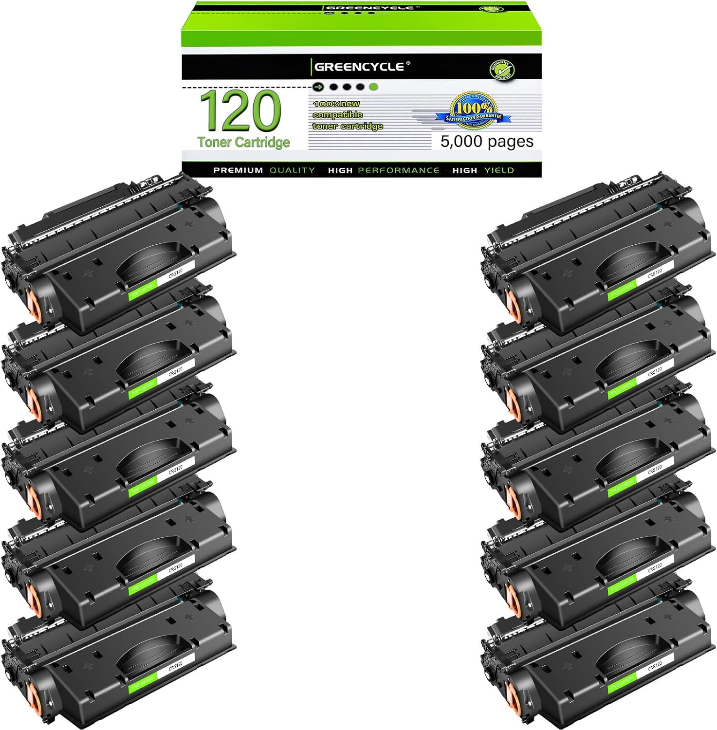 10 Pack CRG-120 Toner Compatible with Canon ImageClass MF417dw MF6680DN MF6780DW