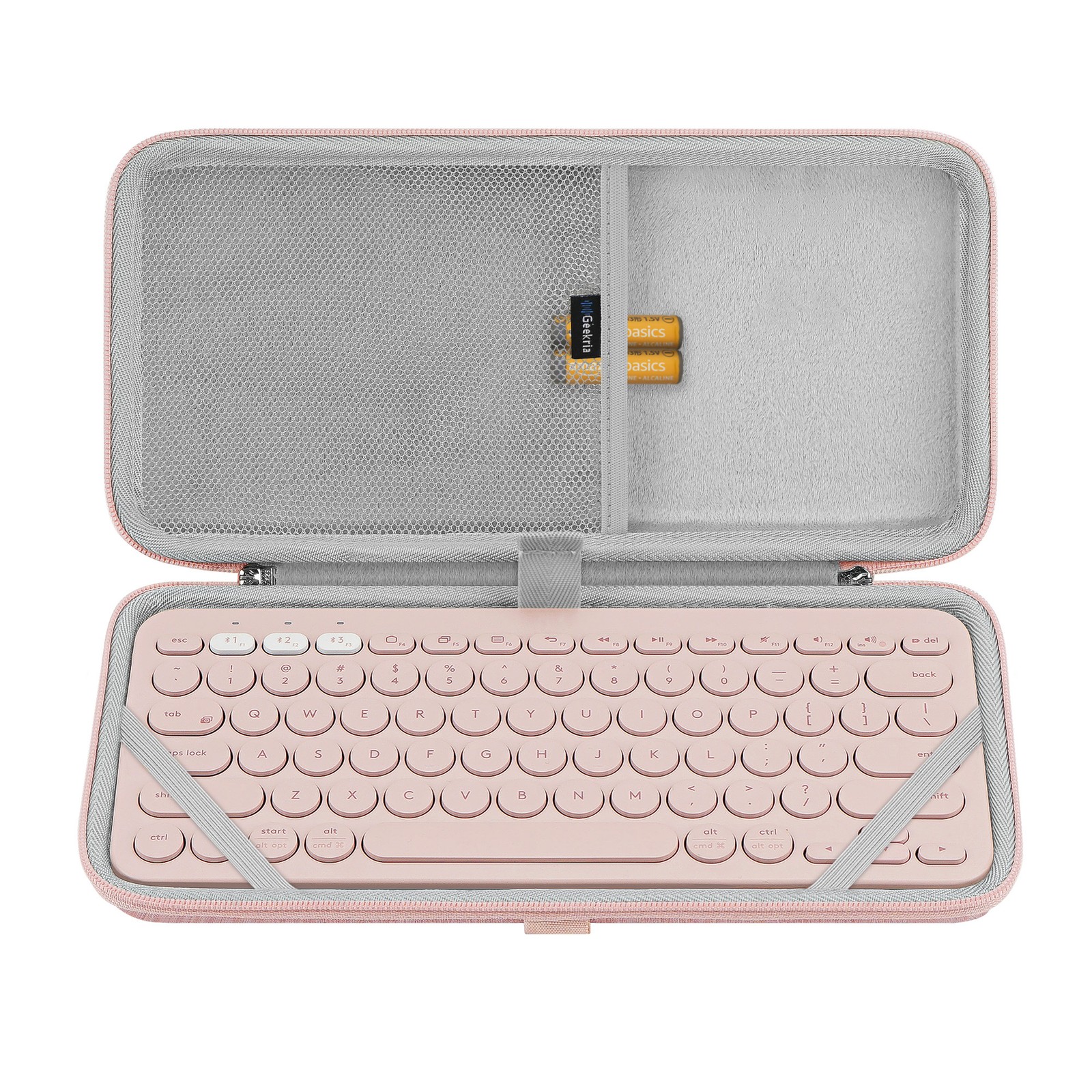 Geekria Carrying Case for Logitech Pebble Keys 2 K380s/ K380 Keyboard