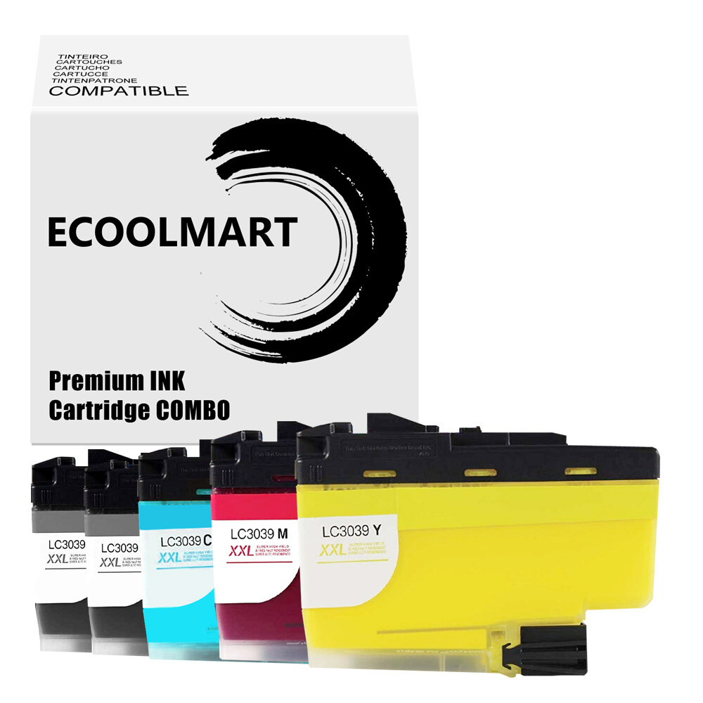 5PK Ink Cartridge fits Brother LC3039 LC-3039XXL MFC-J5845DW MFC-J6945DW J5945DW