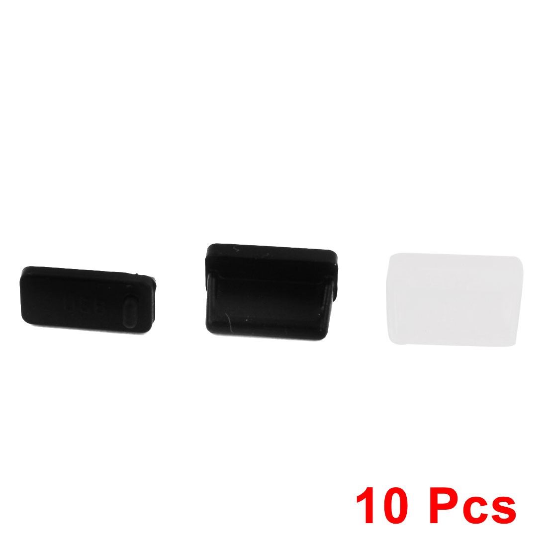 10 Pcs Silicone USB Port Cover Anti Dust Plug Protector Cap for Desktop PC