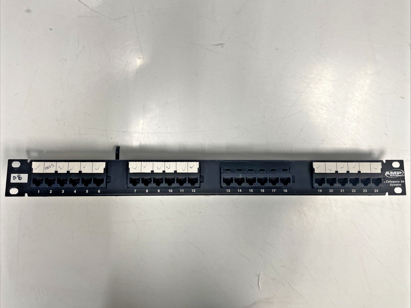 🔥AMP NETCONNECT CAT 5E SYSTEM 406330-1 PATCH PANELS 24 PORT   +