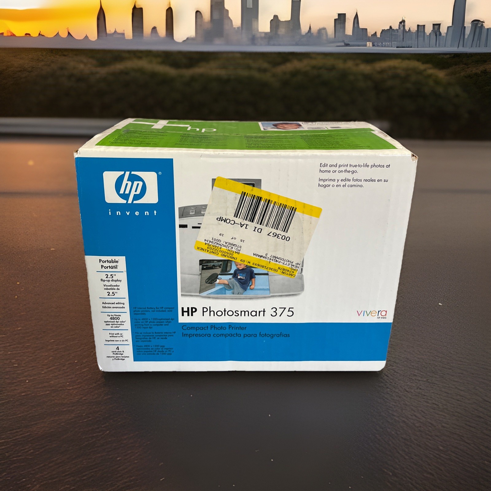 NEW SEALED HP Photosmart 375 Compact Color Photo Printer