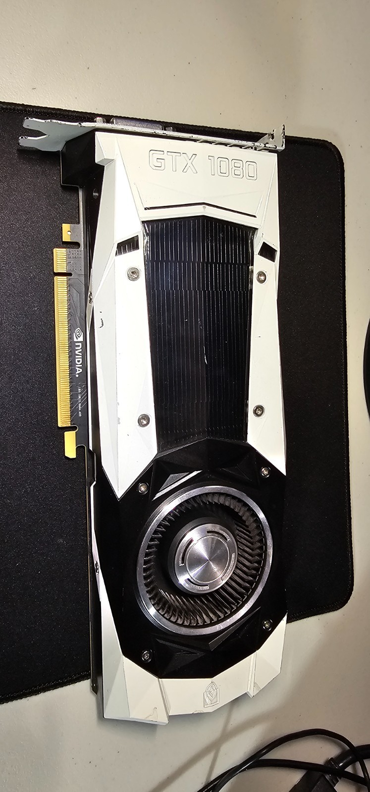 NVIDIA GeForce GTX 1080 8GB Graphics Card - Custom painted white