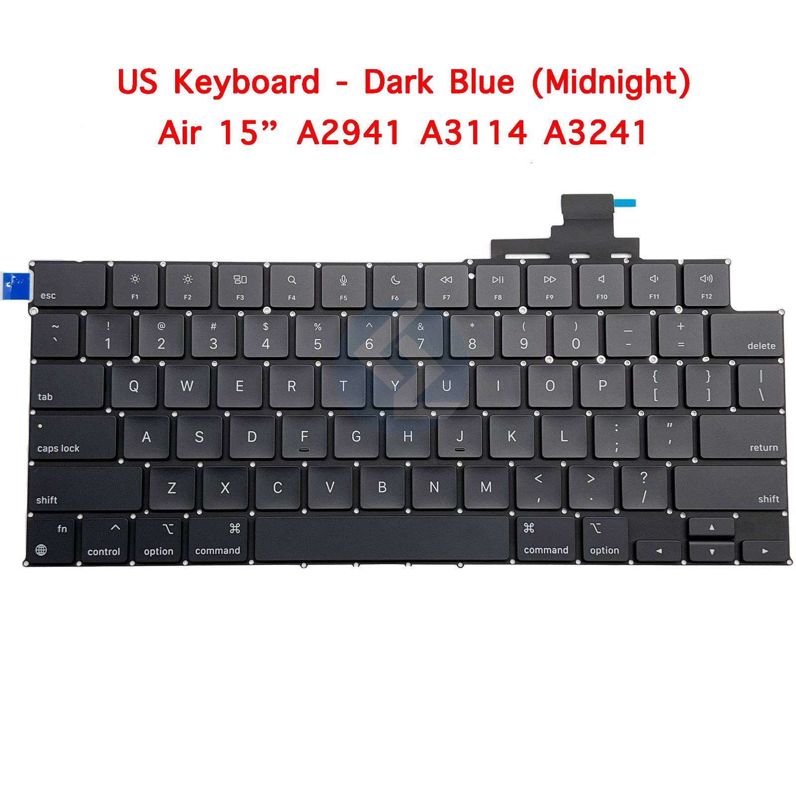 NEW US Dark Blue Keyboard MacBook Air 15" A2941 2023 A3114 2024 A3241 2025