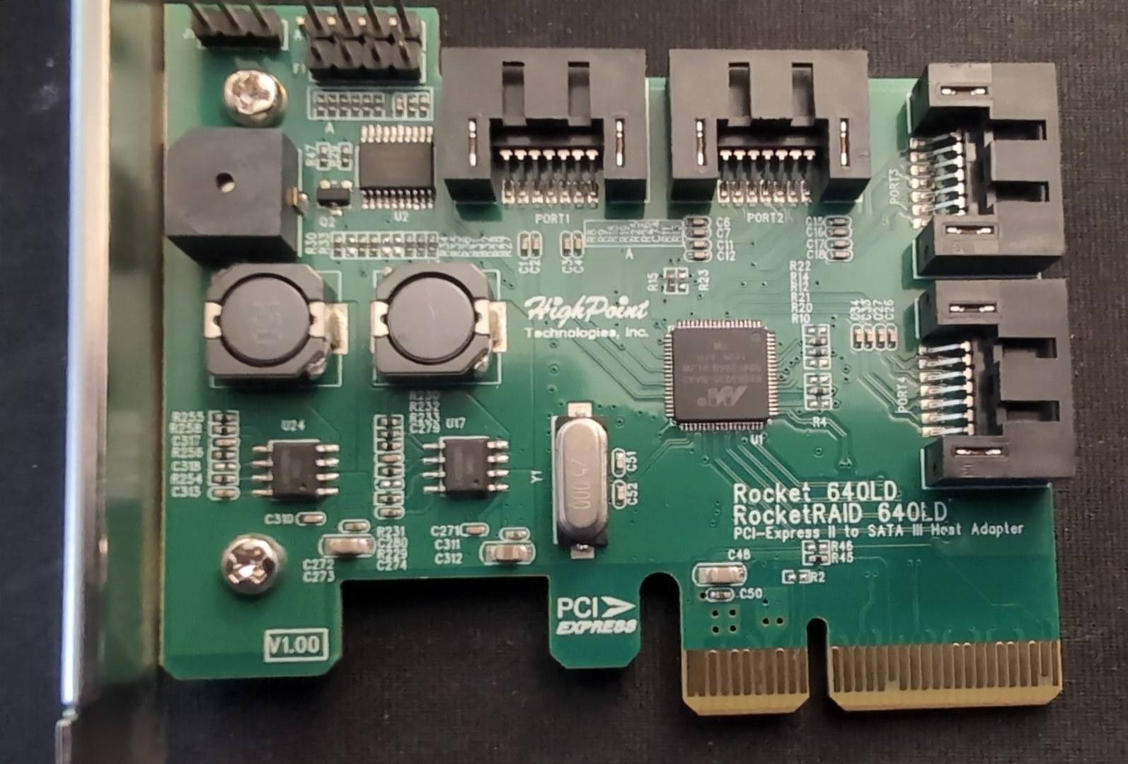 Highpoint RocketRAID 640LD 4 Port 6GB/s