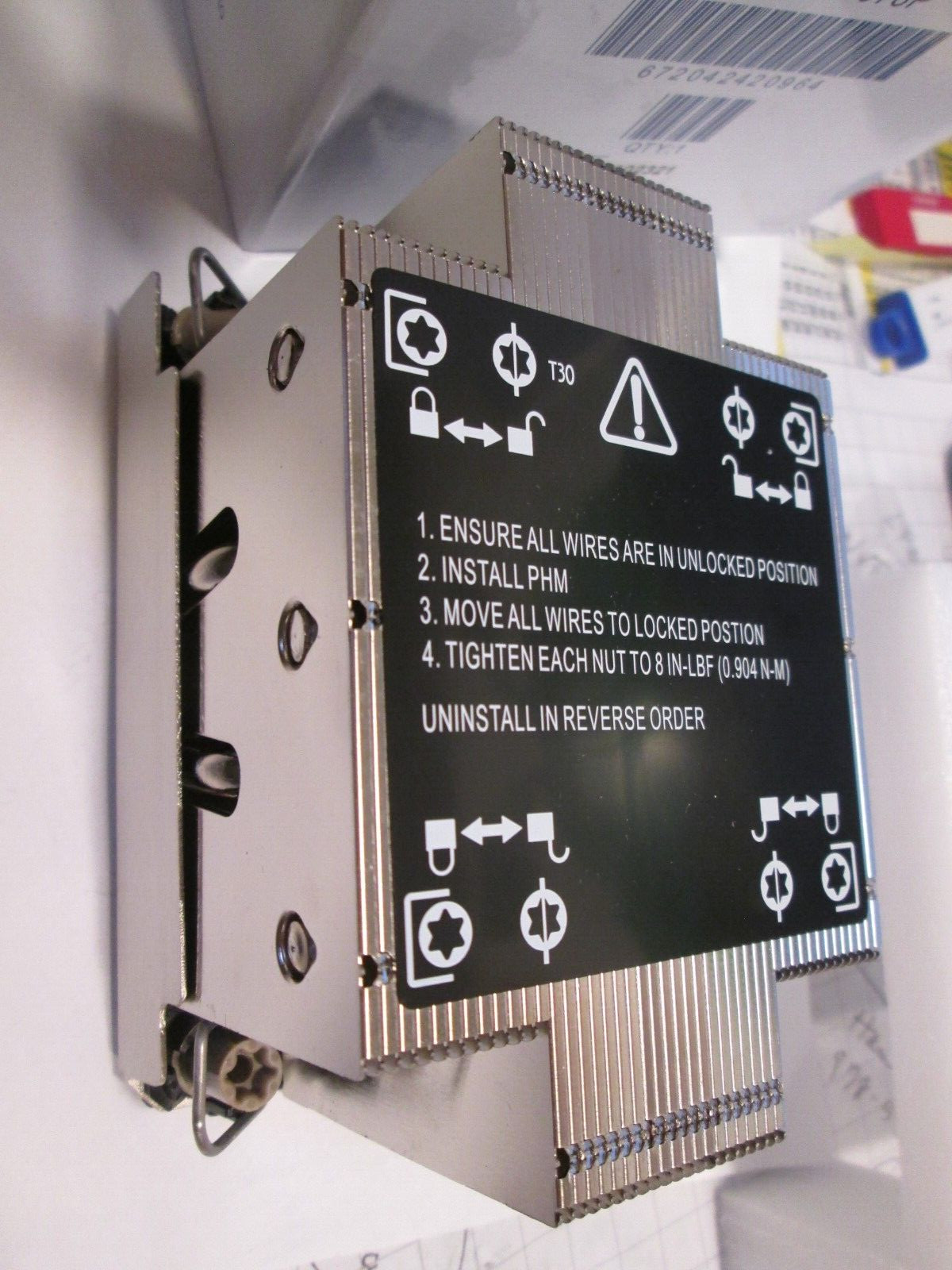Supermicro 2U Passive CPU Heat Sink Socket LGA4189 SNK-P0078P