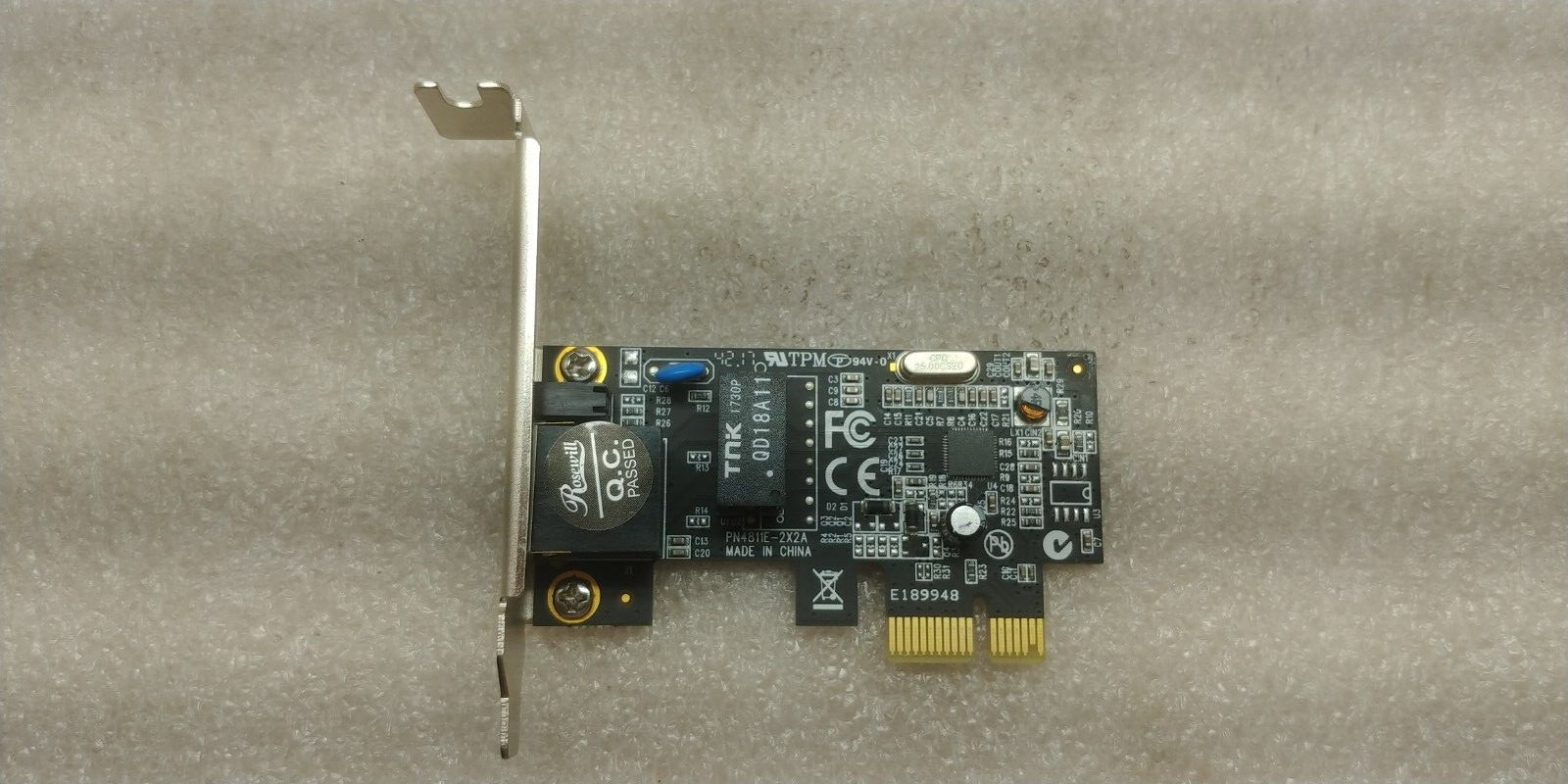 Rosewill RNG-407 Single Port PCI-E x1 Gigabit Ethernet Network Card PN4811E-2X2A