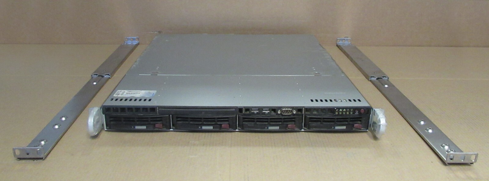 Supermicro CSE-813M 1x Intel Quad-Core E5506 2.13GHz 6GB RAM 4-Bay 1U Server