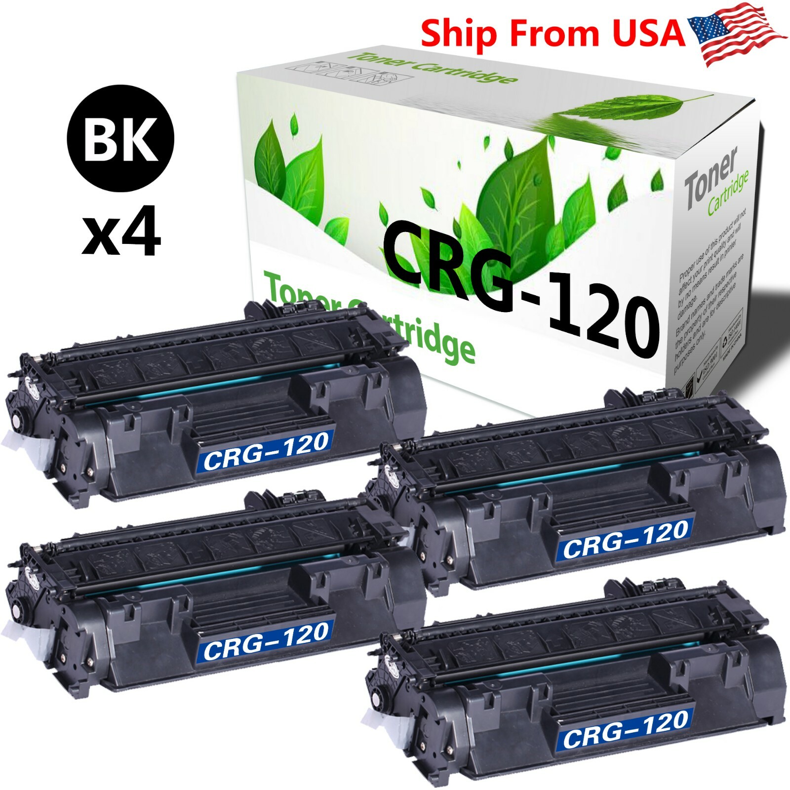 4PacK CRG-120 Toner Cartridge Canon 120 for ImageClassD1180 D1150 D1380