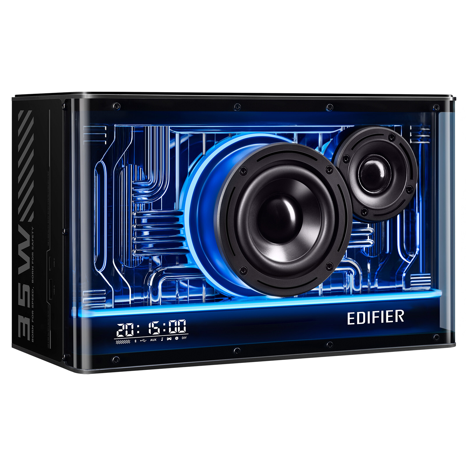 Edifier QD35 Tabletop Bluetooth Computer Speaker, 35W GaN Ultra-fast Charging