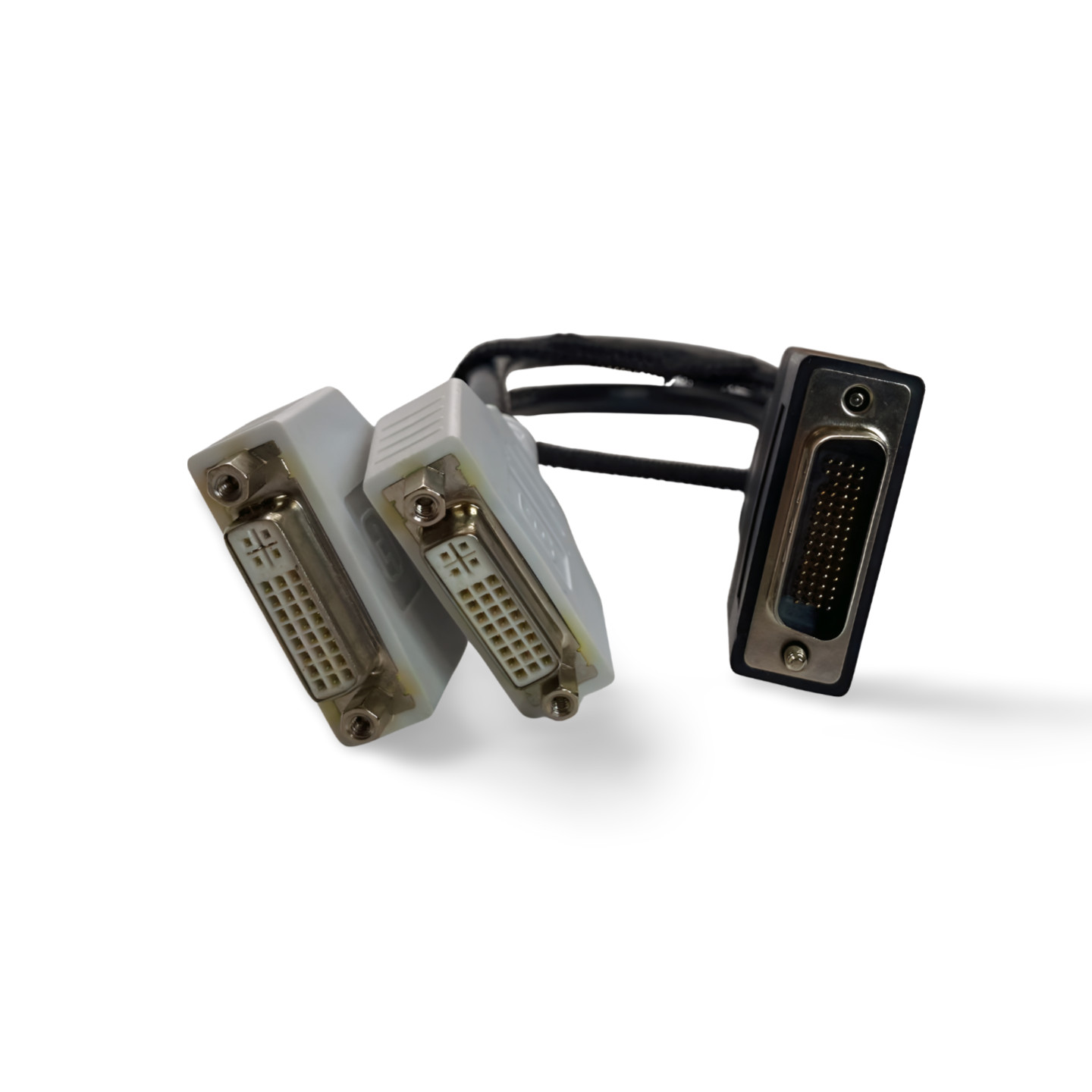 8in LFH-59 Cable DMS-59 DY599A NVIDIA-PNY-HP DVI - Black