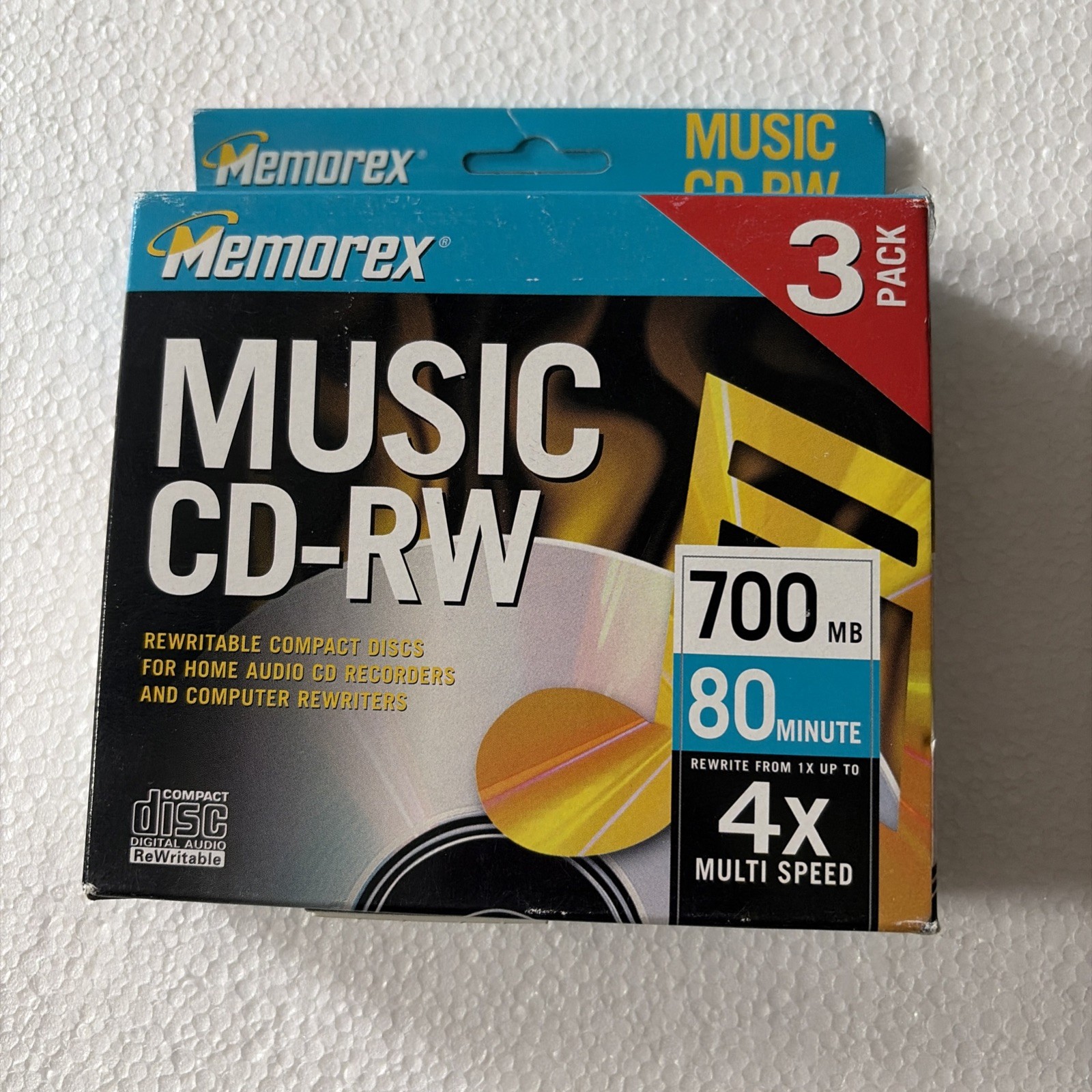 Memorex CD-RW 700 Mb 80 Minutes 4x Multi Speed