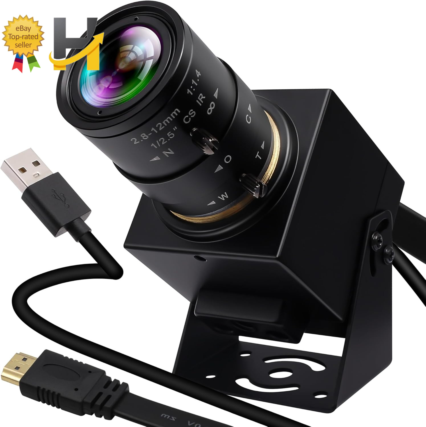 HDMI USB Camera 4K Webcam Simultaneous Output Video Conference Camera for Live S