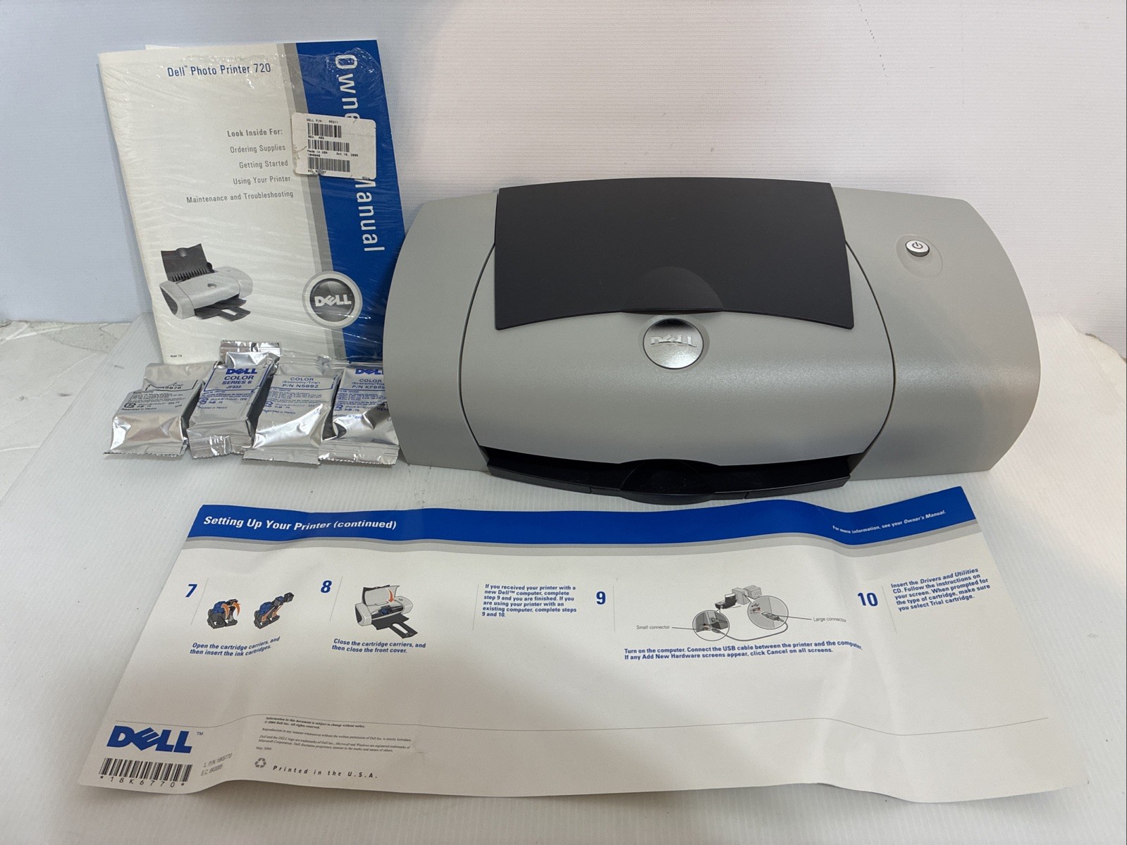 Dell Photo Printer 720  - NEW, but no cords