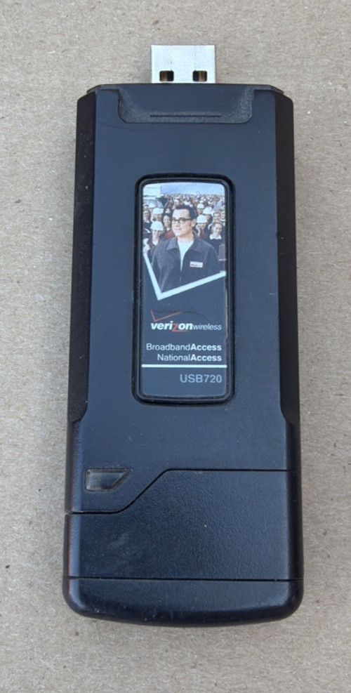USB720 Verizon Mobile Broadband USB Stick Modem Untested for Parts Only