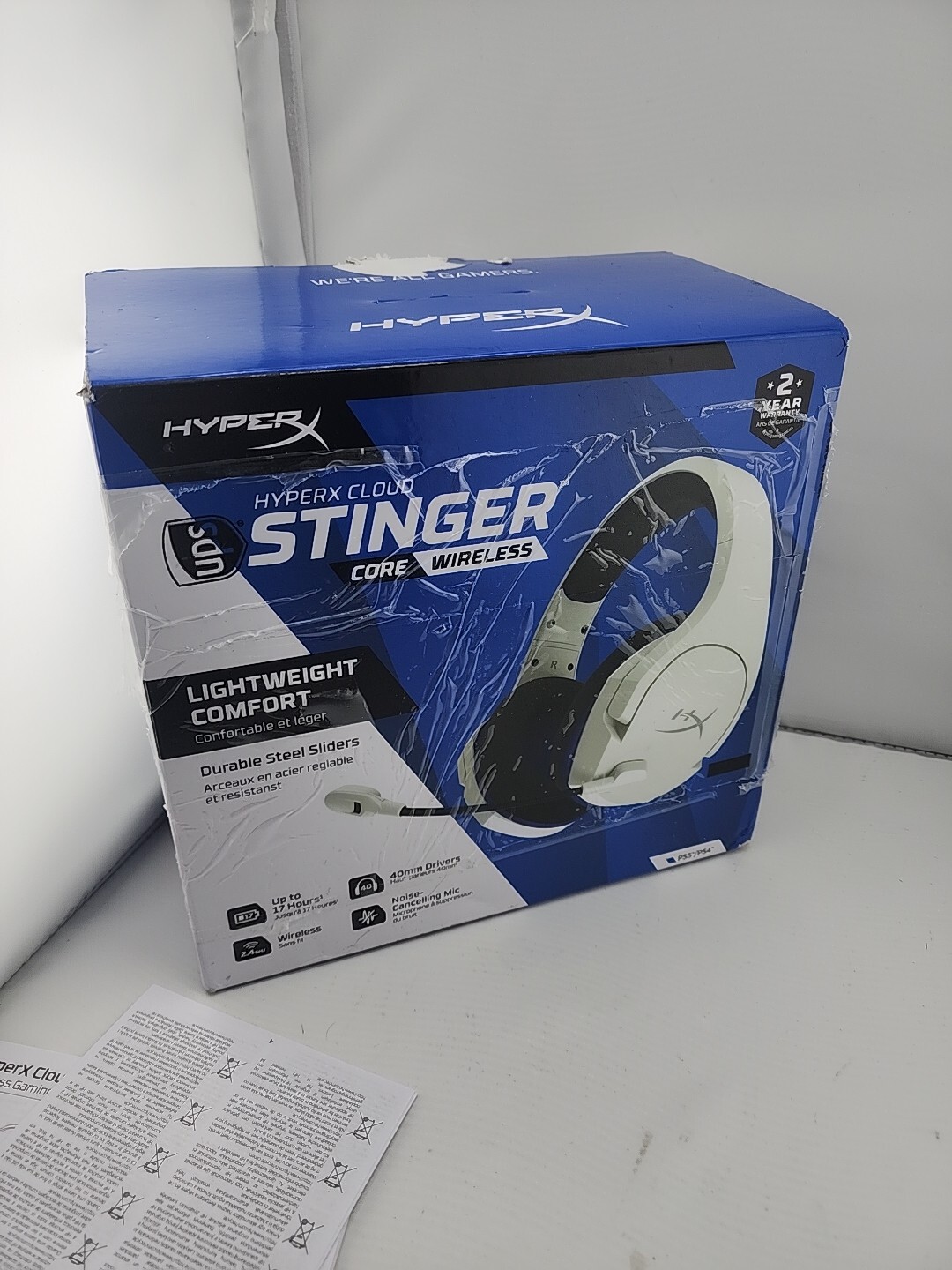 HyperX Cloud Stinger 2 Core Wired Gaming Headset FOR PARTS