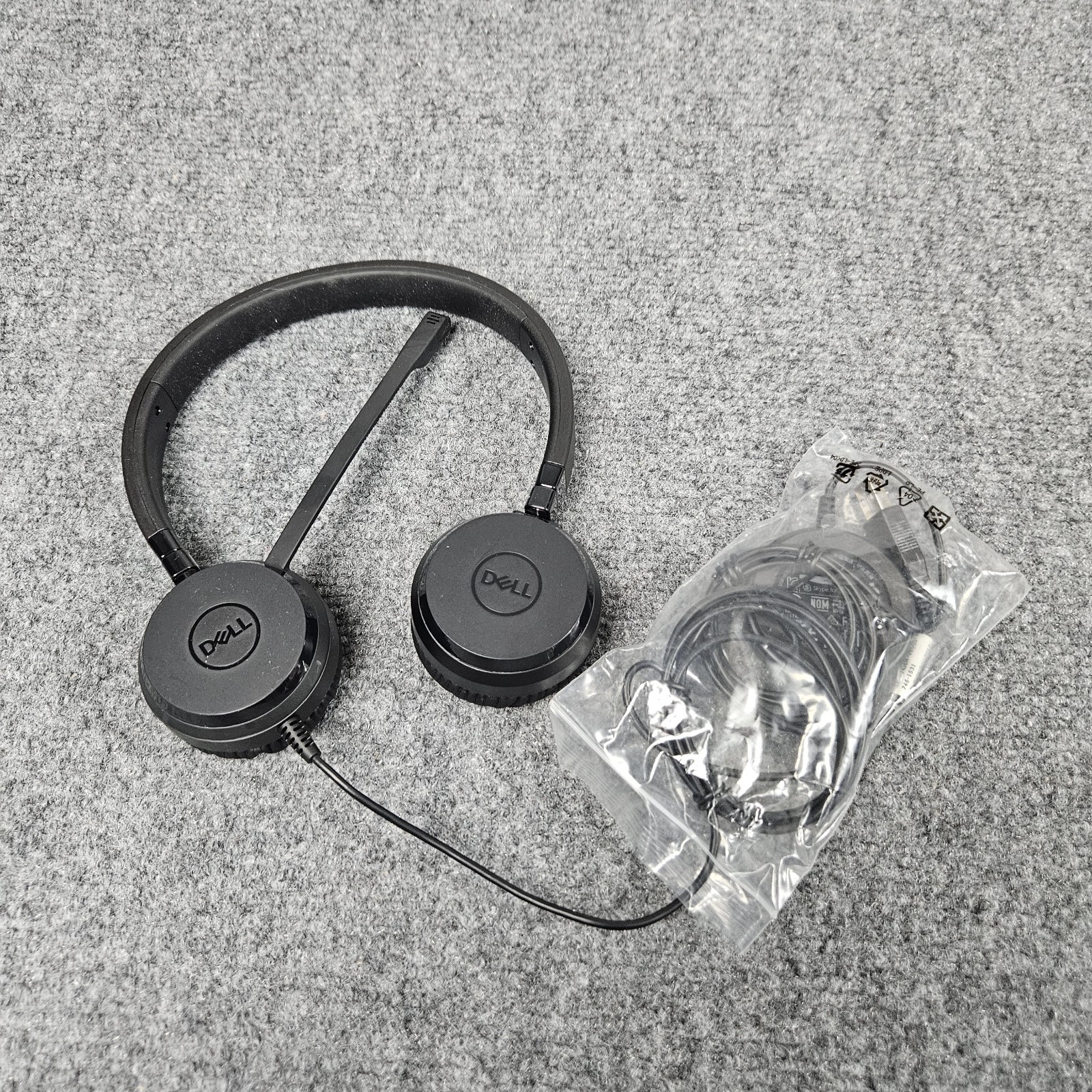 Jabra x Dell ENC060 Sound USB Headset Microphone Mute Button Microsoft Teams