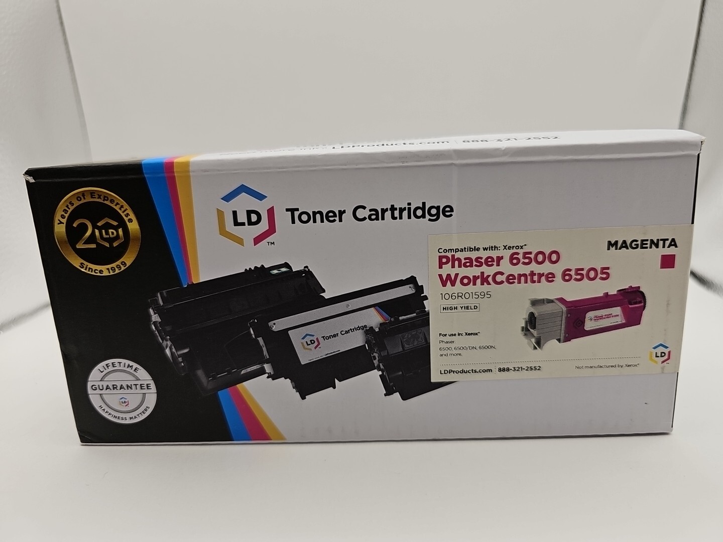 LD Toner Cartridge for Xerox Phaser 6500 WorkCentre 6505 Magenta New