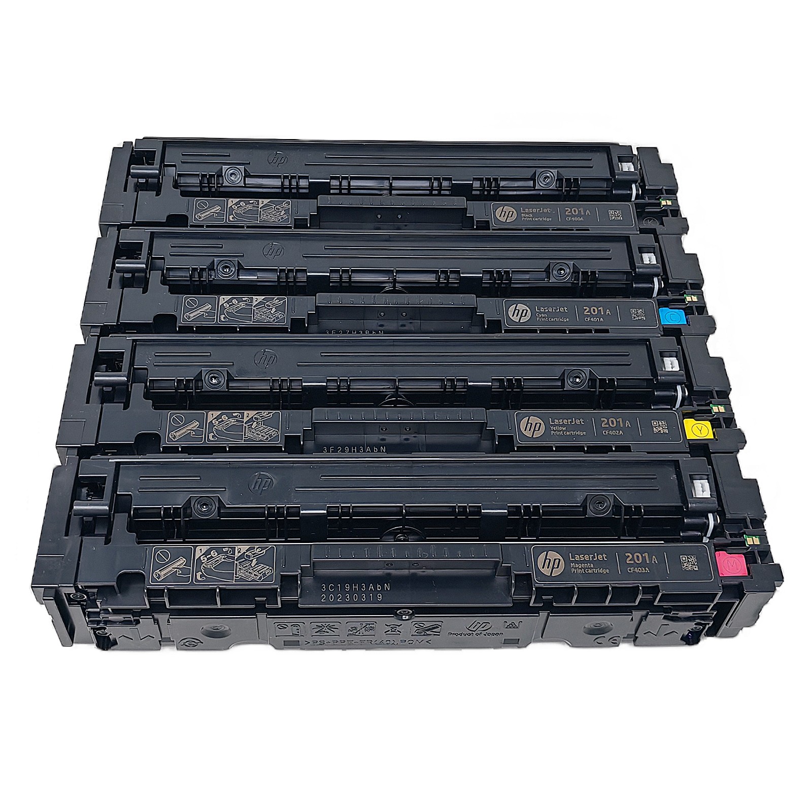 4PK Genuine HP 201A CF400A-CF403A Toner for LaserJet M277dw M277c6 M252dw M274n
