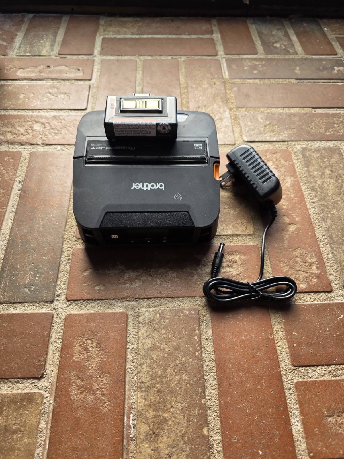 Brother RJ-4250WB RuggedJet Mobile Bluetooth Thermal Printer BATTERY & CHARGER