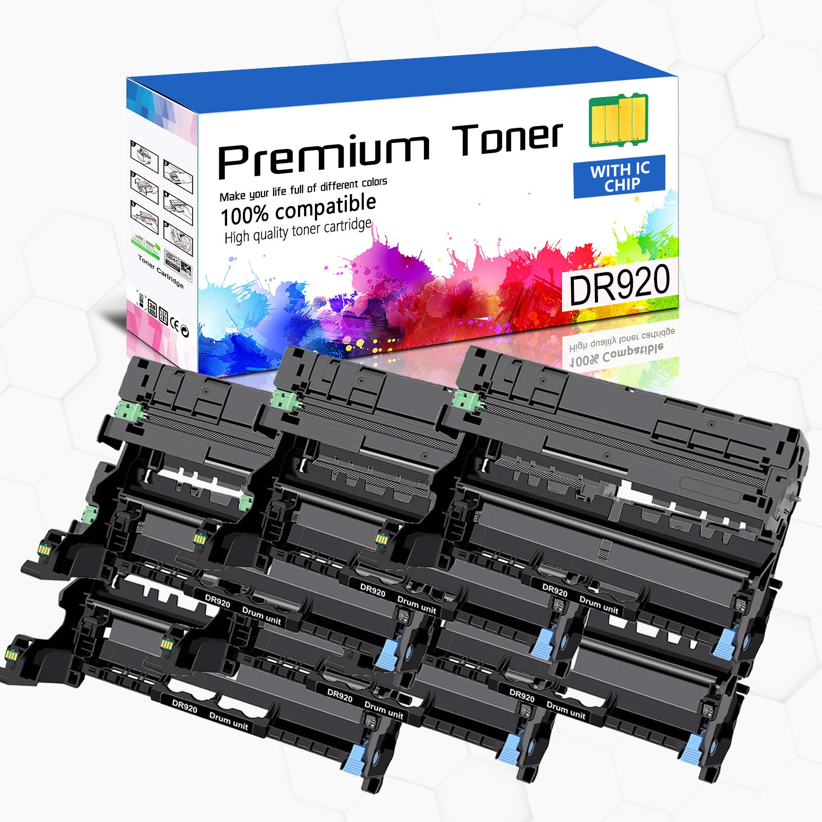 6PK Compatible DR920 Drum Unit for Brother TN-920 MFC-L6810DW MFC-EX915DW