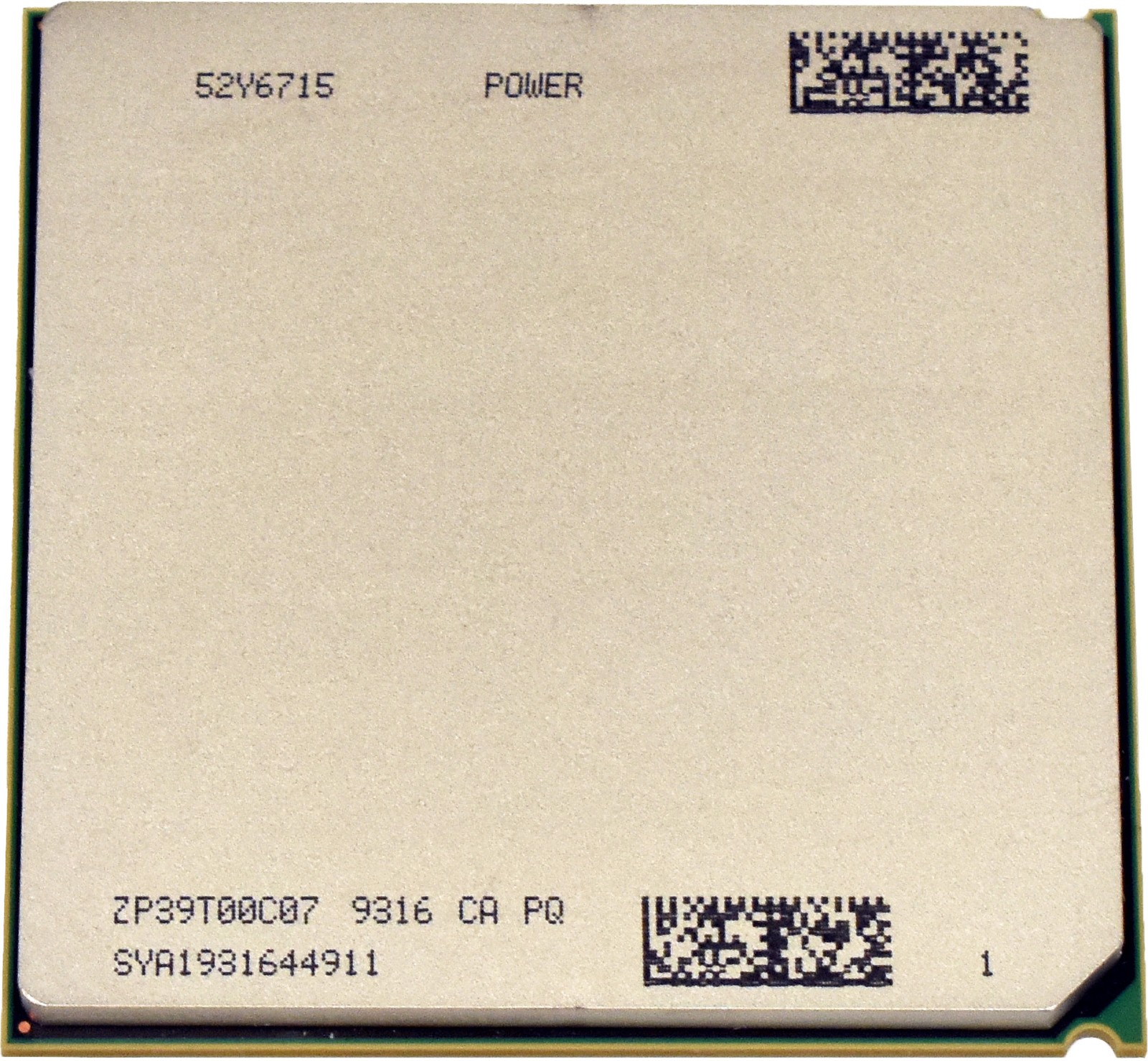 IBM 52Y6715 Power7 9316 CA PQ L3 Processor 8-Core 3.0GHz 4MB Cache